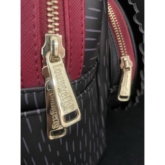 Loungefly Nightmare Before Christmas Wreath Mini Backpack Disney Halloween - Picture 6 of 9